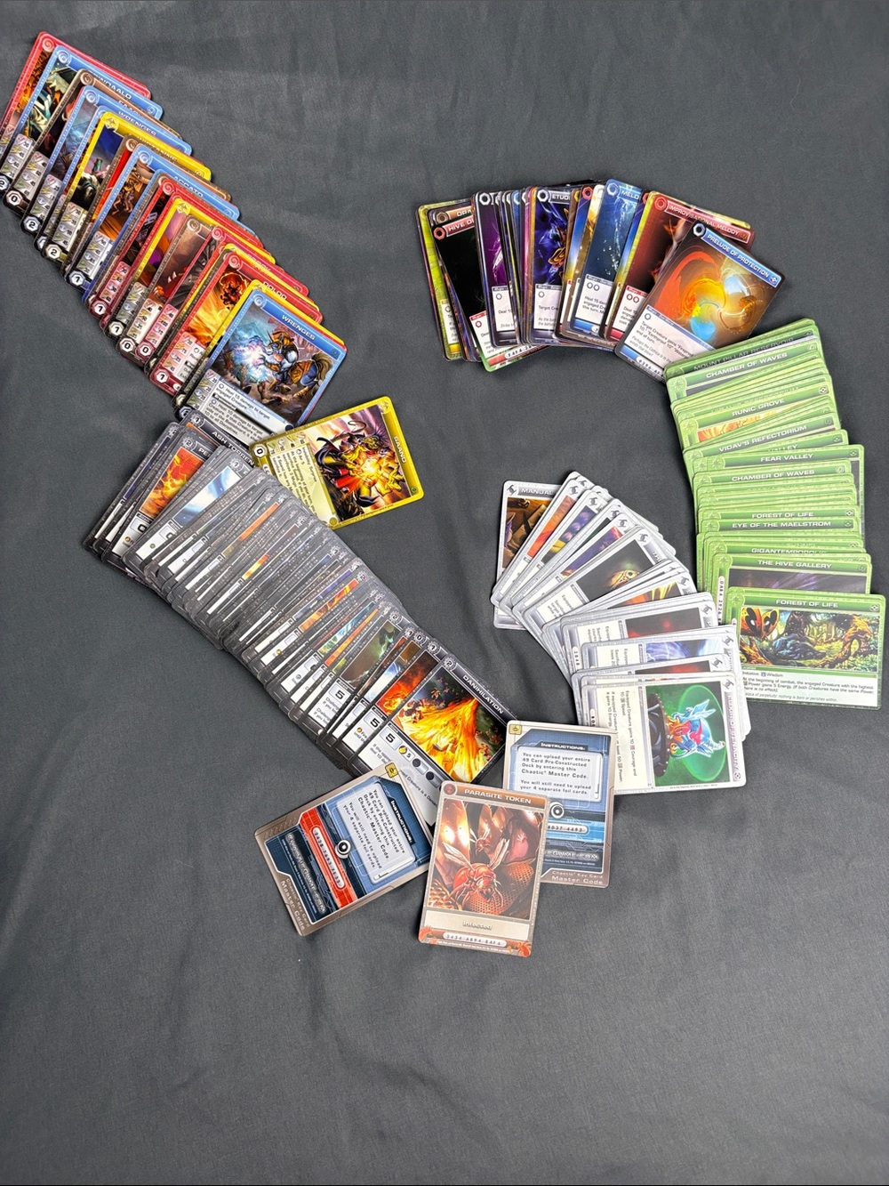 Lot of 200+ Chaotic Cards